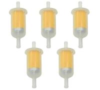 Motorbike Oil Filter 6/1Pcs 6MM-8MM Car Gasoline Oil Filter Pipes Universal Inline Gas Fuel For Small Engine Lawn Mower Motorcycle Accessories(5Pcs)