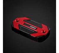 Motorbike part CNC Aluminum Motorcycle Front Brake Fluid Reservoir Oil Cup Cap Master Cylinder Cover For H-onda CB1300 For Super Four SP 2023 2024(Black- Silver)