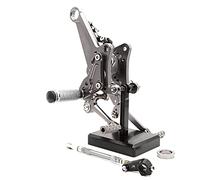 Motorbike part For Ducati Diavel 2011-2015 2012 2013 2014 Adjustable Motorcycle Rearset Footrest Footpeg Pedal CNC Aluminum Alloy Foot Peg Rear Set(Gris)