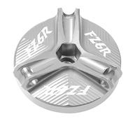 Motorbike part For FZ6R 2009-2017 Motorcycle Accessorie Aluminum Engine Oil Drain Plug Sump Nut Cup Cover Screw 2016 2015 2014(Silver)