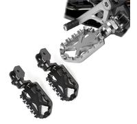 Motorbike part Motorcycle Adjustable Footpegs Foot Peg For BMW R1200GS LC 2013-2021 2020 2019 2018 2017 2016 2015 2014 Pegs Rests(Black- Silver)