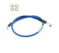 Motorbike Part Motorcycle Braided Brake Hose Line Steel Cable Hydraulic Pipe 300 Mm-2200 Mm Universal 28°- 28°(2000mm)