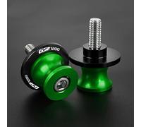 Motorbike part Motorcycle CNC Aluminum Swingarm Spools Slider Stand Screw For SUZUKI GSF1200 BANDIT 1996 1997 1998 1999 2000 2001 2002 2003 2004-2015(Green)