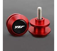 Motorbike part Motorcycle CNC Swingarm Sliders Spools Screws For Y-AMAHA YZF600R Thundercat 1995-2006 2007 2008 2009 2010 2011 2012 2013 2014 2015(Black- Silver)