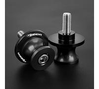 Motorbike part Motorcycle CNC Swingarm Spools Stand Screws Slider For Y-AMAHA XT660R XT660 R 2004-2017 2016 2015 2014 2013 2012 2011 2010 2009(Black- Silver)
