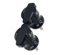 Motorbike part Motorcycle Frame Stands Screws Sliders Swingarm Spools Slider For H-onda CBR1000RR CBR6000RR CBR954RR CBR 600RR 954RR 1000RR(Black- Silver)