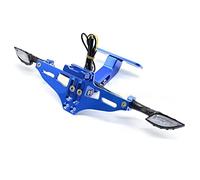 Motorbike part Motorcycle License Plate Bracket Licence Holder Frame Number For Ducati Monster 696 1199 1198 1098 848 695 748/750SS(Blue)
