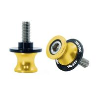 Motorbike part Motorcycle Swing Arm Sliders Spools Stand Screw Mount Bracket For Y-AMAHA YZF R6 YZF-R6 YZFR6 All Years 6MM 8MM 10MM(Yellow,10MM)