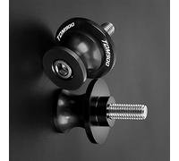 Motorbike part Motorcycle Swingarm Spools Stand Screws Slider For Y-AMAHA TDM900 TDM 900 2004-2014 2013 2012 2011 2010 2009 2008(Black- Silver)