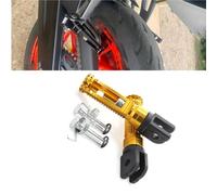 Motorbike part Passenger Footpeg For Y-AMAHA YZF-R6S 2006-2009 2008 2007 Front Footrest Foot Pegs Motorcycle Rider Pedal(Gold)