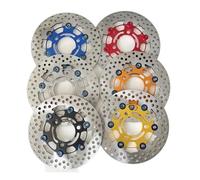 Motorbike Parts brake discs 220mm Motorcycle Brake Disc Floating Disk Rotor Brake Caliper 3 Hole Front Rear Wheel For DIO 28/34/35/36 Brake Disc Disk Rotor