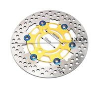 Motorbike Parts brake discs 220mm Motorcycle Brake Disc Floating Disk Rotor Brake Caliper 3 Hole Front Rear Wheel For DIO 28/34/35/36 Brake Disc Disk Rotor