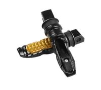 Motorbike Pedal Modification Motorcycle Rear Passenger Foot Pedal 8MM Universal Footrest Scooter Foot Peg(Gold)