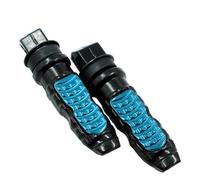 Motorbike Pedal Modification Scooter Foot Peg Pedals Footrest Universal Motorcycle Rear Passenger Pegs Durable Suitable All Kinds Of Motorcycles(Blue)