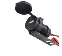 Motorbike Phone Charger 12V DC to 5V USB Socket - Weatherproof Power Adapter for Handlebars and Mirrors