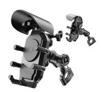 Motorbike Phone Holder for Harley-Davidson Sportster Series Forty-Eight 1996-2025, Anti Vibration Waterproof 360° Rotation Motorbike Phone Mount for 4.7" to 6.2" Smartphone