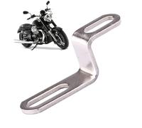 Motorbike pipeBracket - Stainless Steel Silver Tone Z Stand Joint, Exhaust Header Support | Rear Silencer pipeMounting, Motorcycle Exhaust System Installation, Performance pipeSupport Hanger