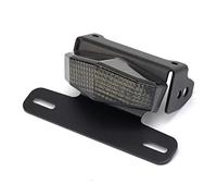 Motorbike Plate frame License Plate Holder Light For SUZUKI DRZ400 S/SM/E DR-Z 400 DRZ400SM DRZ400S DRZ400E Motorcycle Tail Tidy Fender Eliminator(Black- Silver)