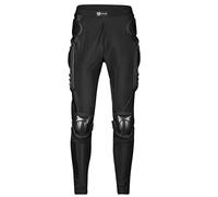 Motorbike Protective Armour Hip Thigh Knee Armor Protector Motocross Armoured Trousers Clothing for Motorcycle,MTB,Dirt Bike Racing Clothing Protection Gear (Black, L)