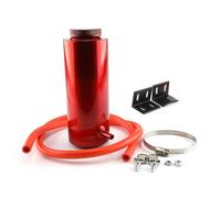 Motorbike Radiators Universal Radiator Coolant Tank 800ml Coolant Expansion Tank Cooling Catch Bottle Overflow Reservoir Aluminum Car Styling Coolant Bottle Tank(Red)