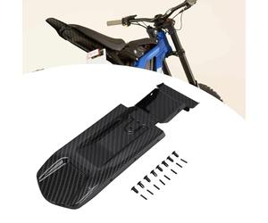 Motorbike Rear Fender Inner Plate,Mudguards Protector Base Protective Rear Fender Mud Flap for Sur-Ron Light Bee X and S E-Bike Carbon Fiber Pattern