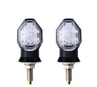 Motorbike Rear Light 2PCS Mini Motorcycle Turn Signal Lamp Motorbike Brake Light Crystal Styling LED Flashing Lights Rear Blinker Indicator Tail Lamp