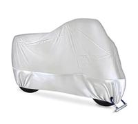 Motorbike Rear Seat Carry Pouch For Benda For Motor For LFC700 Motorcycle Cover Full Car Sun Protection Dust No Ear Thickened Oxford Cloth Rain Cover Motorcycle(Silver)