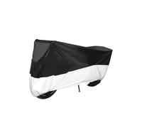 Motorbike Rear Seat Carry Pouch For Motor Motorcycle Cover UV Protection Dustproof Snowproof Outdoor Waterproof Motorcycle Waterproof Cover Motorbike Saddle Bags(Silver,L for 180cm)