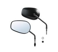 Motorbike Rear View Mirror Motorcycle Rear Side Mirrors Rearview For Touring Sportster 883 Ro&ad King Fat&boy So&ftail Bobber Street Glide Dyna