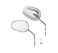 Motorbike Rear View Mirror Motorcycle Rear Side Mirrors Rearview For Touring Sportster 883 Ro&ad King Fat&boy So&ftail Bobber Street Glide Dyna