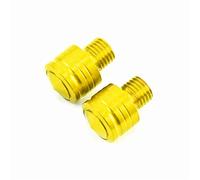Motorbike Rear View Mirrors M8 Screw Caps, PSLER 2Pcs 8mm Mirror Holder Screws for Most Motorcycles CNC Aluminium Replacement Accessories(2 x Clockwise)