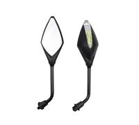 Motorbike Rear View With Turn Signal Light Motorcycle Rearview Mirror 8 10MM Universal For NMAX 125 155 Tenere 700 For Forza 125 CG125