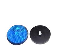 Motorbike Reflectors 10pcs Circular Reflector Motorbike Plastics 6cm(Blue)