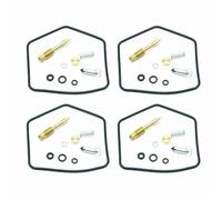 Motorbike Repairing Part 4 Sets Carburetor Repair Kit For Kawasaki ZN700A1/A2 LTD 1984-1985 KZ750E1/E2/E3 1980-1982 Motorcycle Parts