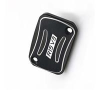 Motorbike Reservoir Accessories Front Rear Brake Fluid Reservoir Cover For Y-AMAHA R15 R15 V3 R15V3 2017-2020 2018 2019 Master Cylinder Motorcycle Accessories(Black- Silver)