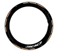 Motorbike Rim Stripe Sticker Motorcycle Reflective Wheel Decal For For Ninja300 For NINJA300 17 Inch Hub Stickers Rim Protector Kit Waterproof Decal
