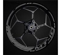 Motorbike Rim Stripe Sticker Motorcycle Reflective Wheel Decal for MT-10 MT10 MT 10 17 Inch Rim Stripe Decals Waterproof Hub Stickers Waterproof Decal