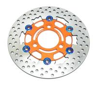 Motorbike Rotors 220mm Rpm Disc Brake Motorcycle Front Rear Wheel Caliper Rotor Discs Street Bike Bike Fit For Yamaha Nmax Xmax(Orange)