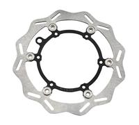 Motorbike Rotors 260MM 320MM Front Brake Discs Rotors Brake Caliper Adaptor Bracket Fit For KTM XC SXF EXC EXCF SX XCF XCW TPI(260mm Black Disk)