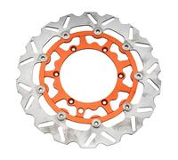Motorbike Rotors 320MM 260MM Front Brake Disc Brake Caliper Adaptor Bracket Fit For KTM XC XCF XCW SX SXF EXC EXCF Six Days 125-500(320mm Orange Disk)