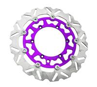 Motorbike Rotors 320MM 260MM Front Brake Discs Rotors Brake Caliper Adaptor Bracket Fit For KTM XC XCF XCW SX SXF EXC EXCF TPI Six Days(320mm Purple Disk)