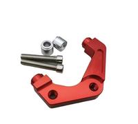 Motorbike Rotors 82mm Motorcycle Brake Caliper Bracket Adapter RPM Adelin Frando Fit For Yamaha Scooter Rsz Jog Force(Red 220mm)