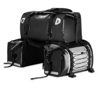 Motorbike Saddle Bag 55L Motorcycle Bag Waterproof Motorcycle Seat Bag Portable Sport Shoulder Bag Large Capacity Travel Bag Side Bag Motorcycle Seat(As-005bk As-010bgr)