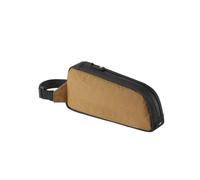 Motorbike Saddle Bags Bicycle Tube Bag 1L Portable Cycling Front Frame Triangle Lightweight Bike MTB Road Bike Accessories Motorbike Rear Seat Carry Pouch(Brown)