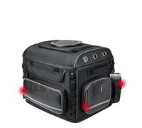 Motorbike Saddle Bags For Street For Glide For Road For King With Passenger Seat Bag Motorcycle Pet Dog Cat Carrier Bag Luggage Rack Touring Trike Models Motor Pannier Bag