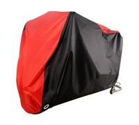 Motorbike Saddle Bags Water Proof Rain Dust UV Outdoor Indoor Motorcycle Cover Coat For Scooter Motor Dirt Bike Protection Covers XXXL XXL XL L M Motorbike Rear Seat Carry Pouch(Red Black,XL)