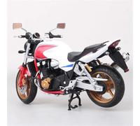 Motorbike Scale Model 1/12 Racing Car Diecast Motorcycle Model Home Interior Decoration Birthday Present For H-ONDA CB1300SF(Black- Silver)