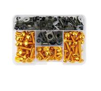 Motorbike Screw Fasteners Fixing Motorcycle Fairing Bolts Kit For For Ninja650 For Ninja 650 Fastener Bodywork Screws Nuts Fixing Clips Bolt Nut Kit(Gold,177pcs)