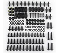 Motorbike Screw Fasteners Fixing Motorcycle Fairing Fastener Bolts Kit For YA&MAHA MT-15 Tmax500 Tmax530 Windscreen Fairing-Screws Bolt Nuts Kits Bolt Nut Kit(Black)