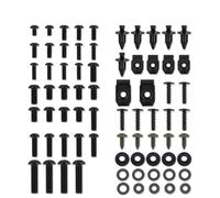 Motorbike Screw Fasteners Fixing Motorcycle Fairing Fastener For NC700X NC 700X 2012 2013 Windscreen Bolts Nuts Screws Clips Bodywork Kit Bolt Nut Kit(Black)